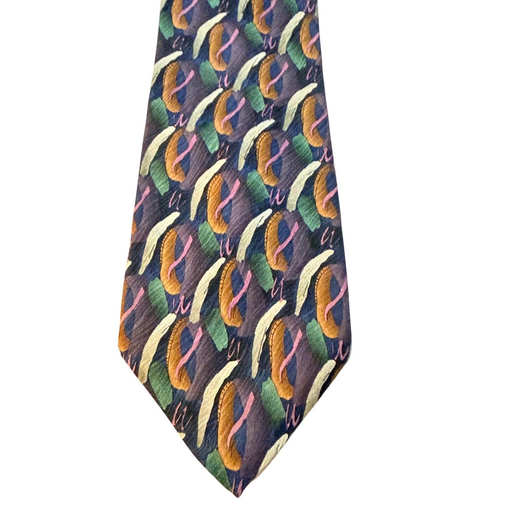J. Garcia Silk Tie Northern Lights Collection Fifteen‎ Abstract Art Tie